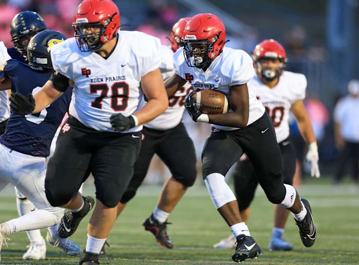Minnesota high school football: Eden Prairie vs. Prior Lake from September 14, 2023.
